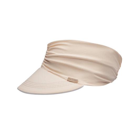 Capri Reversible UV Visor White/Nude