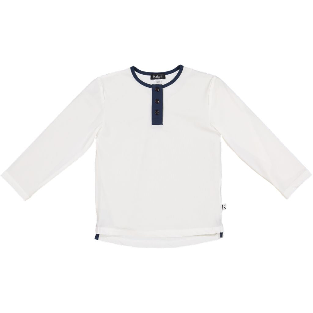 Eurora Lumière Top White/Blue UPF50+