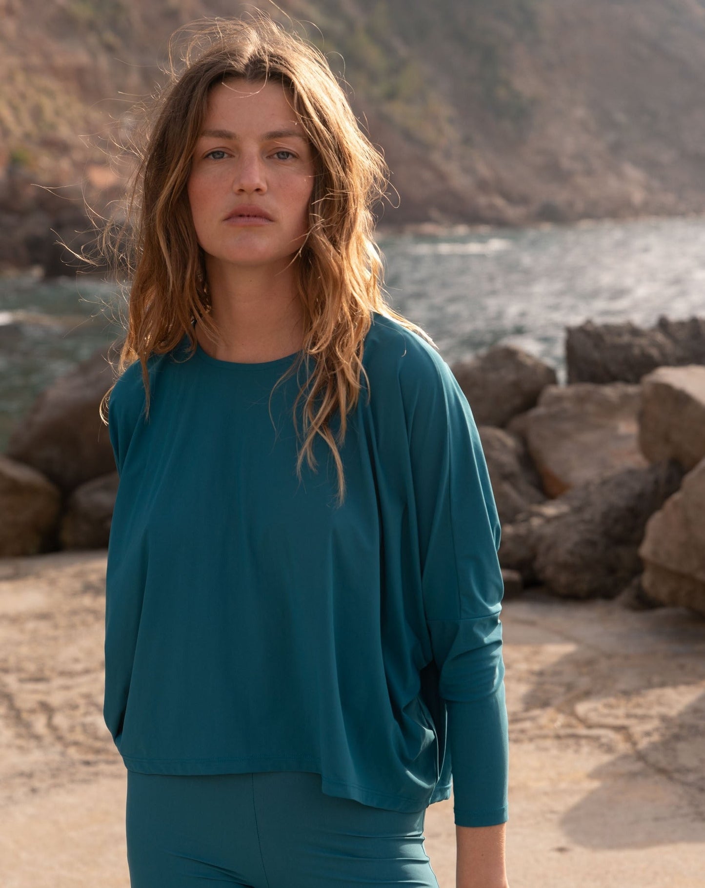 Eurora Aegean Top Teal UPF50+