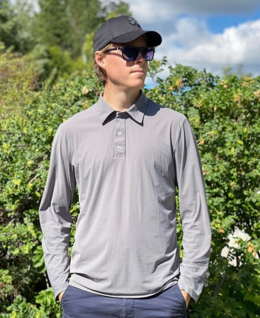 Eurora Mistral Polo Grey UPF50+